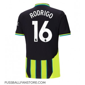 Manchester City Rodri Hernandez #16 Replik Auswärtstrikot 2024-25 Kurzarm